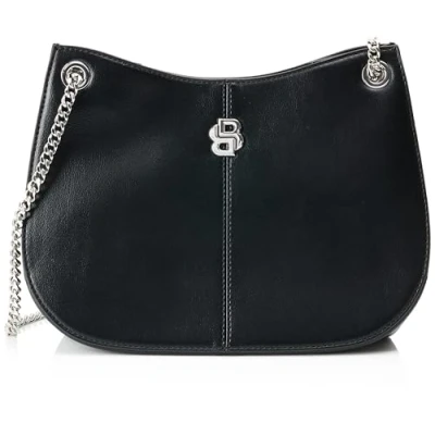 Image of BOSS ICON HOBO Across body bag, Women&#039;s, Size: One Size, Black