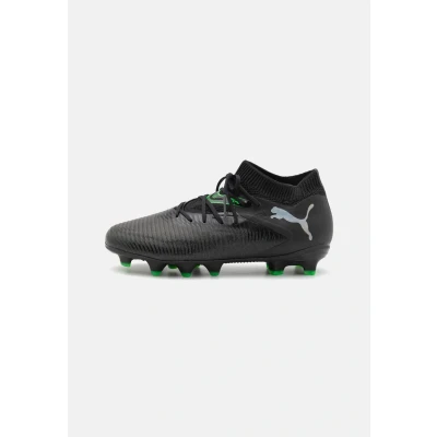 Image of Puma Unisex Kid&#039;s Future 8 Pro Fg/Ag Jr Soccer Shoe, Black Silver Fluo Green, 13.5 UK