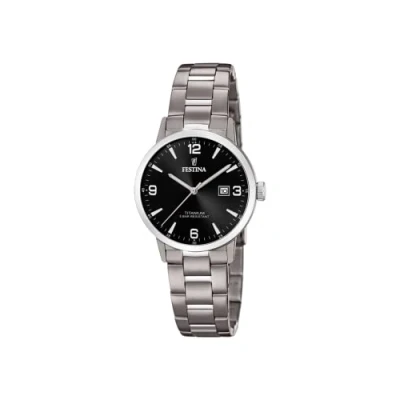 Image of Festina Calendario Watch, Women&#039;s, Size: One Size, Black