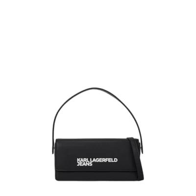 Image of Karl Lagerfeld Jeans Essential LOGO Crossbody Across body bag, Women&#039;s, Size: One Size, Black