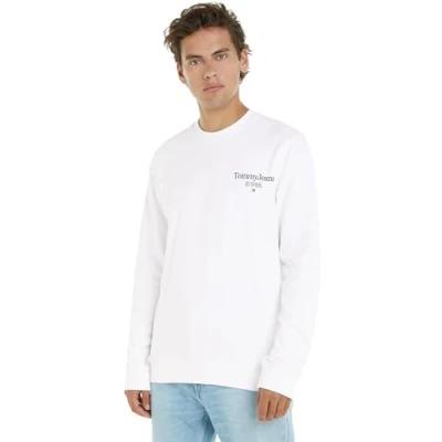 Image of Tommy Jeans Men&#039;s Sweatshirts, White, XL