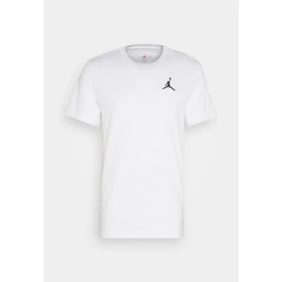 Image of Jordan Jumpman CREW Basic Tshirt, Men&#039;s, Size: 3XL, White/black