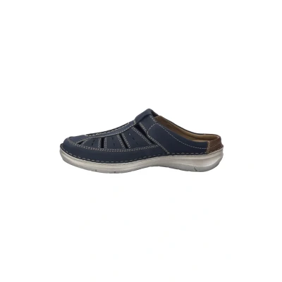 Image of Josef Seibel New Anvers 76 Men&#039;s Velcro Shoes, Width K (Extra Wide), Interchangeable Footbed, darkblue, 42 EU Weit