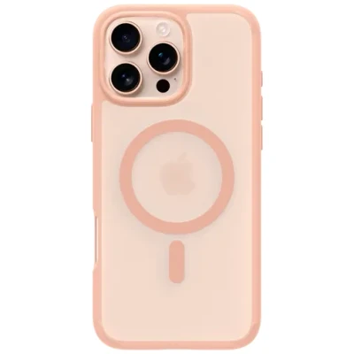 Image of Spigen Ultra Hybrid TPU Back Cover Pink/Transparent Magnetic Apple iPhone 16 Pro