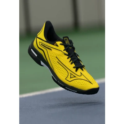 Image of Mizuno WAVE EXCEED TOUR 6 PADEL Vibrant Yellow/Black/Black Sand Women/Men Size 45