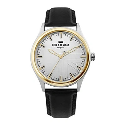 Image of Ben Sherman Mens Analogue Classic Quartz Watch with Leather Strap WB036B,