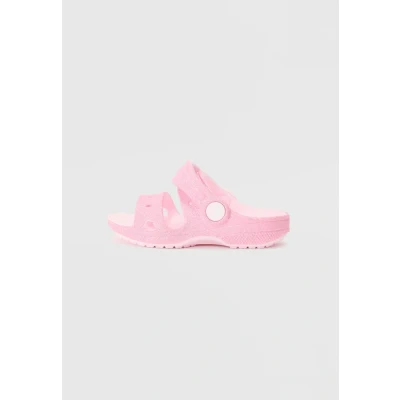 Image of Crocs Unisex Child Classic Sandals, Pink Milk, 7 UK