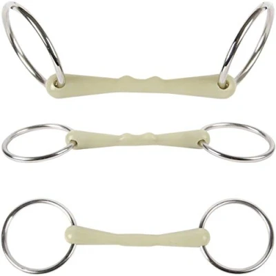Image of Harry&#039;s Horse Loose ring snaffle Mullen mouth Apple 19mm