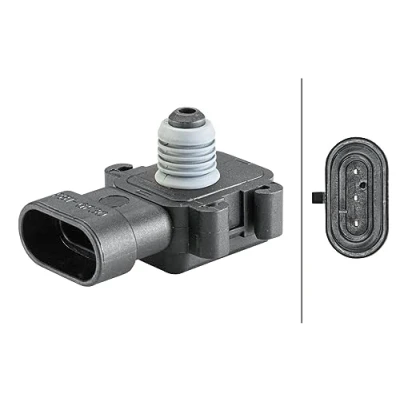 Image of Sensor, boost pressure HELLA 6PP 358 152 131