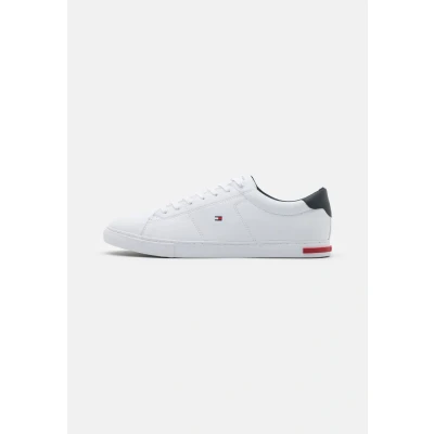 Image of Tommy Hilfiger Essential Trainers, Men&#039;s, Size: 10.5, White Leather