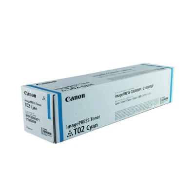 Image of ImagePRESS C10000 Canon T02 cyan toner (original Canon)