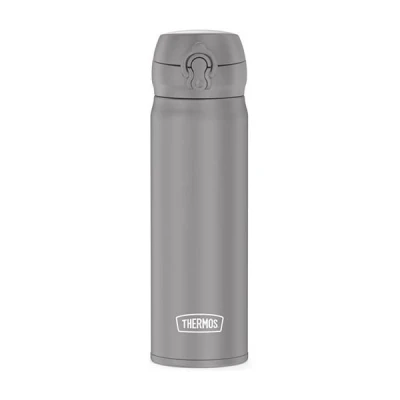 Image of THERMOS ULTRALIGHT BOTTLE 0.75 L, moon rock mat, insulated flask stainless steel with safe flow lid, 10 hours hot / 20 cold, dishwasher safe, BPA free