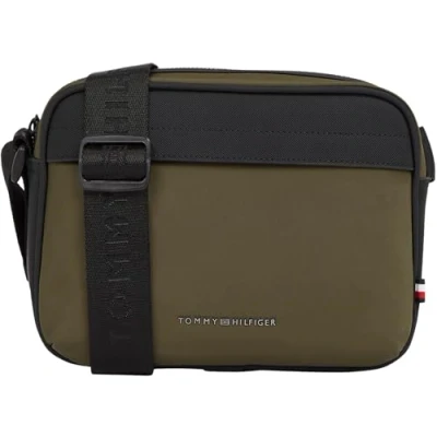 Image of Tommy Hilfiger Repreve Camera BAG Across body bag, Men&#039;s, Size: One Size, Khaki
