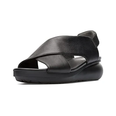 Image of Camper Women&#039;s Balloon K200066 Wedge Sandal, Black 008, 7 UK