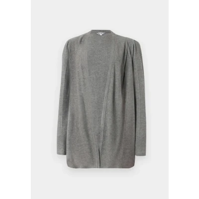 Image of Object Objluna OPEN Cardigan Cardigan, Women&#039;s, Size: XS, Medium grey melange
