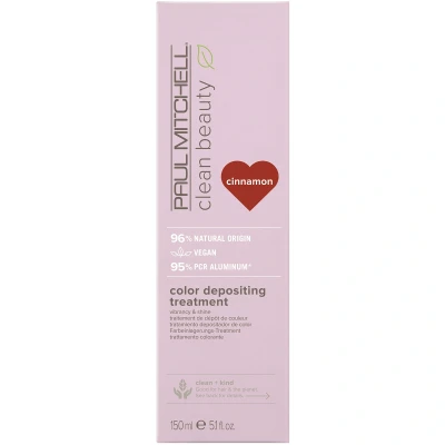 Image of Paul Mitchell Clean Beauty Color Depositing Treatment 150ml Cinnamon