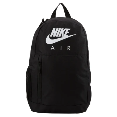 Image of Nike Sportswear Elemental Unisex School bag for kids, Size: One Size, Black/white
