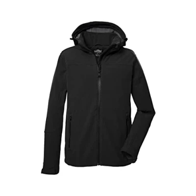 Image of Killtec Men&#039;s Softshell Jacket with Removable Hood Water Repellent Windproof