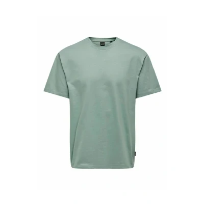 Image of Only &amp; Sons Onsfred SS NOOS Basic Tshirt, Men&#039;s, Size: Large, Chinois green