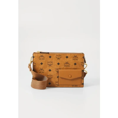 Image of MCM AREN Crossbody Unisex Across body bag, Size: One Size, Cognac