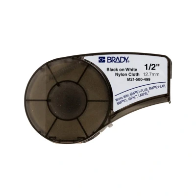 Image of Brady M21 500 499 Tape for Lab Pal, 12.7 mm, White Cloth