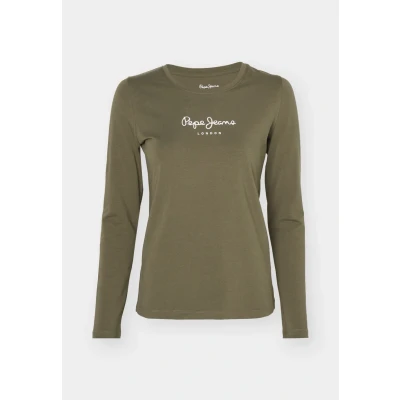 Image of Pepe Jeans NEW Virginia Long sleeved top, Women&#039;s, Size: XXS, Leaf green