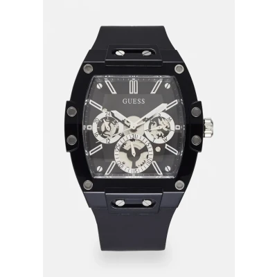 Image of Guess Trend Chronograph watch, Men&#039;s, Size: One Size, Black