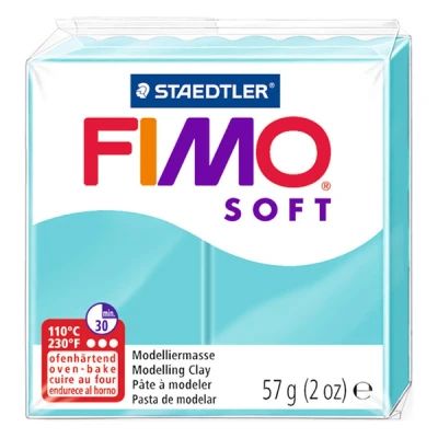Image of STAEDTLER 8020 39 FIMO Soft Oven Hardening Polymer Modelling Clay Peppermint (1 x 57g Block)
