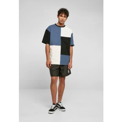 Image of Starter Patchwork Print Tshirt, Men&#039;s, Size: Small, Vintageblue black palewhite
