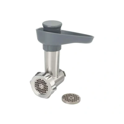 Image of Kenwood KAP90.000GY, Grinder for Planetary Mixer, Compatible with Prospero+, Two Steel Discs Fine or Coarse Mincing, Ideal Meat and Vegetables, Silver, Grey
