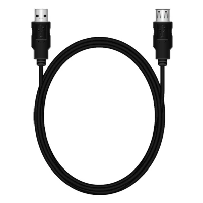 Image of MediaRange MRCS154 USB 2.0 Extension Cable Male A to Female 1.8 m Black