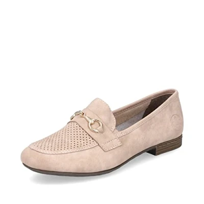 Image of Rieker Damen Slipper 51760 31 rosa Gr. 38