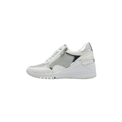 Image of Marco Tozzi Trainers, Women&#039;s, Size: 8, White silver Synthetics/textile