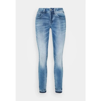 Image of G Star LYNN MID Skinny RP Ankle WMN Jeans Fit, Women&#039;s, Size: 23x32, Sun faded azurite