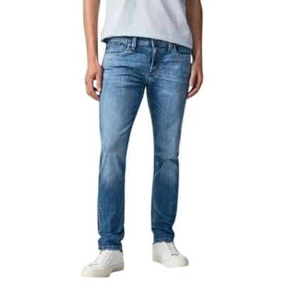 Image of Pepe Jeans Men&#039;s Skinny Fit Jeans, Blue (Denim gu7), 32W / 30L