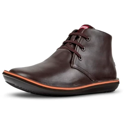 Image of Camper Beetle Laceup ankle boots Supersoft coach human oranje kenia, Men&#039;s, Size: 8, kenia Leather