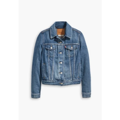 Image of Levi&#039;s Original Trucker Denim jacket, Women&#039;s, Size: XS, Soft as butter dark