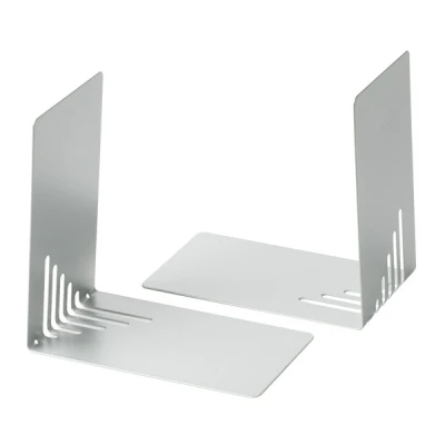 Image of Maul 85 x 140 mm Narrow Metal Book Ends Silver