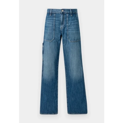 Image of G STAR Judee Carpenter Loose Jeans, Women&#039;s, Size: 30x30, Faded cliffside blue