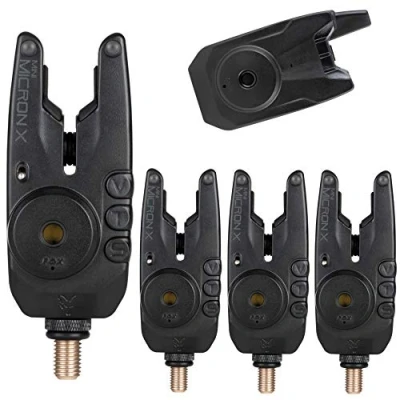 Image of Fox Mini Micron X 4 Rod Bite detector Set alarm