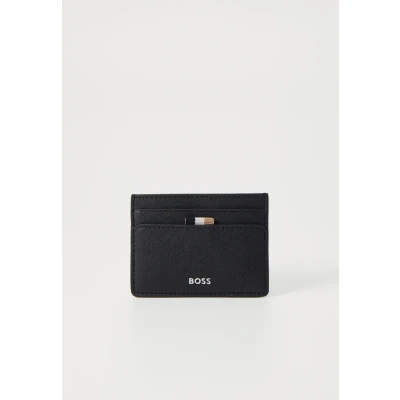 Image of BOSS ZAIR CARD Holder Unisex Wallet, Size: One Size, Black