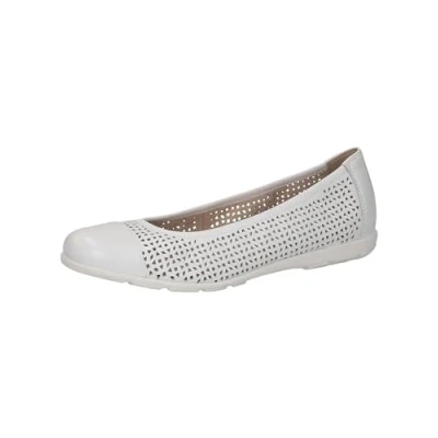 Image of Caprice Ballet pumps, Women&#039;s, Size: 4, White softnap Leather