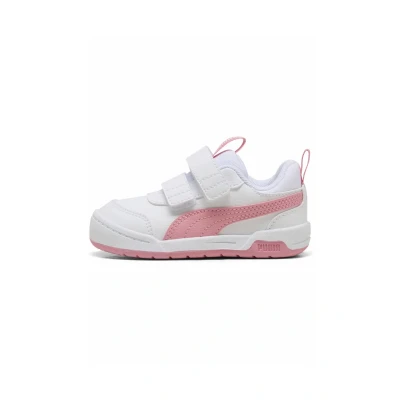 Image of Puma Multiflex 2 Unisex Road running shoes for kids, Size: 9K, White pinkscape