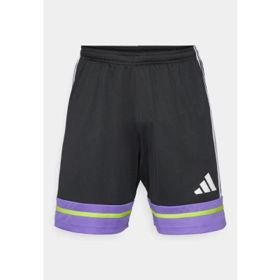Image of adidas Performance Squadra Shorts Sports shorts, Men&#039;s, Size: XS, Black/purple rush/semi solar slime