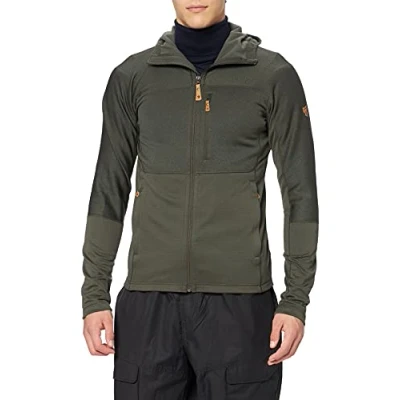 Image of Fjällräven Abisko Trail Fleece jacket, Men&#039;s, Size: Small, Deep forest