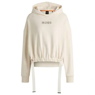 Image of BOSS Stonebadge Sweatshirt, Women&#039;s, Size: XL, Open white