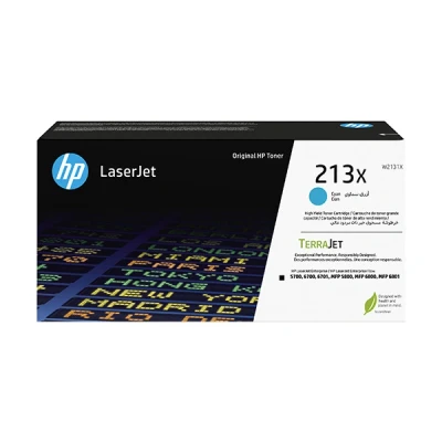 Image of HP 213X High Yield Cyan Original LaserJet Toner Cartridge