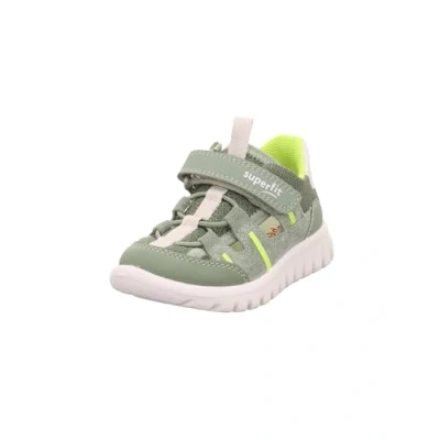 Image of Superfit SPORT7 MINI Unisex Walking sandals for kids, Size: 9.5K, Hellgrün/gelb Leather and textile
