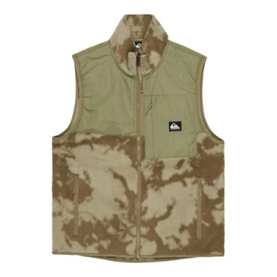 Image of Quiksilver Men&#039;s Clean Coast Gilet Sweatshirt, Tye Dye Aloe, S