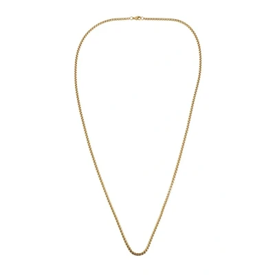 Image of Akitsune Bacas Necklace Rose goldcoloured, Men&#039;s, Size: 70, gold coloured